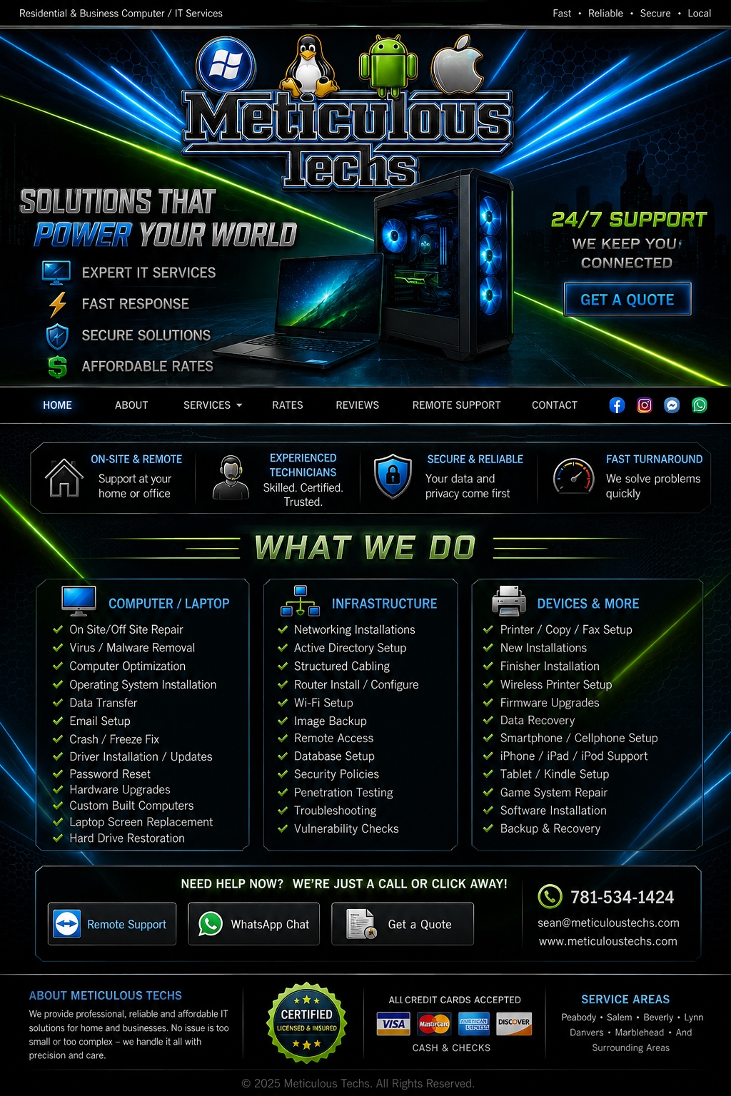 Computer and laptop technology services
